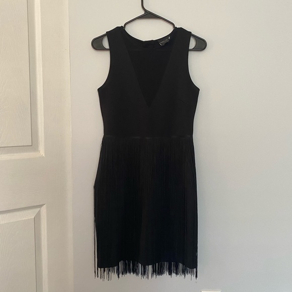Bodycon Black Cocktail Dress - Picture 2 of 5